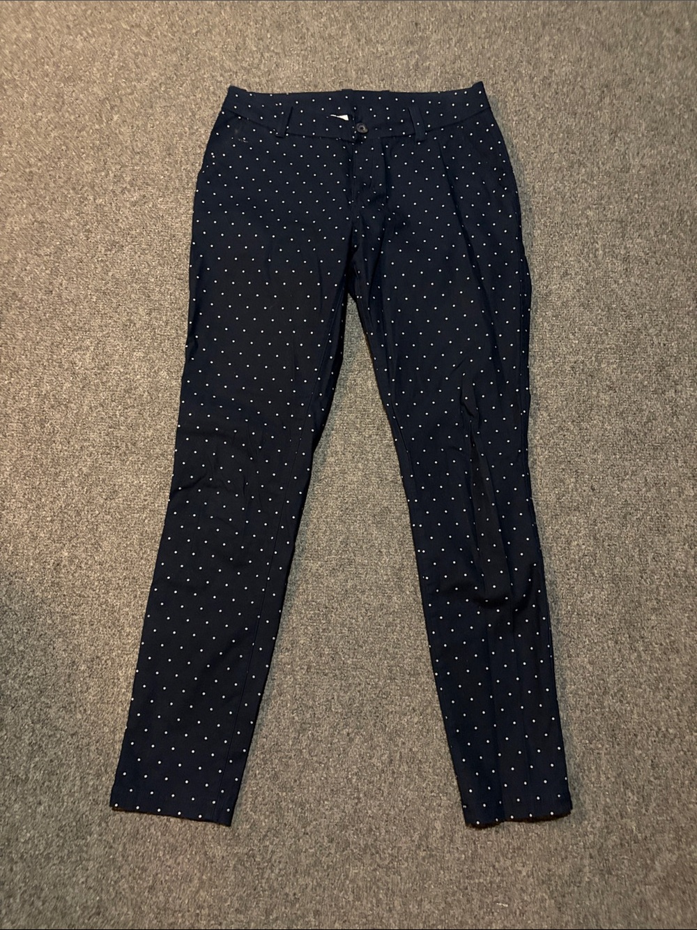 Columbia Navy Polka Dot Chinos for Women
